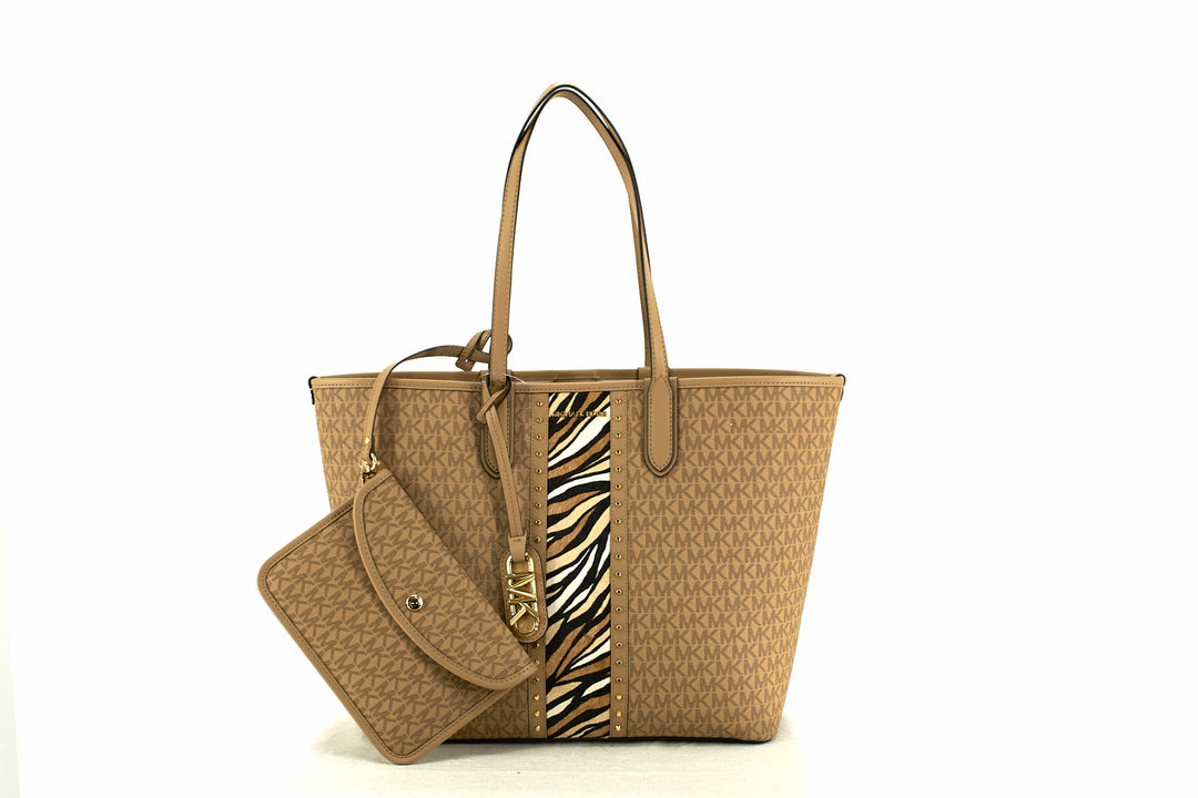 NWT Michael Kors Eliza Tan & Black Tote – Your Sister's Closet