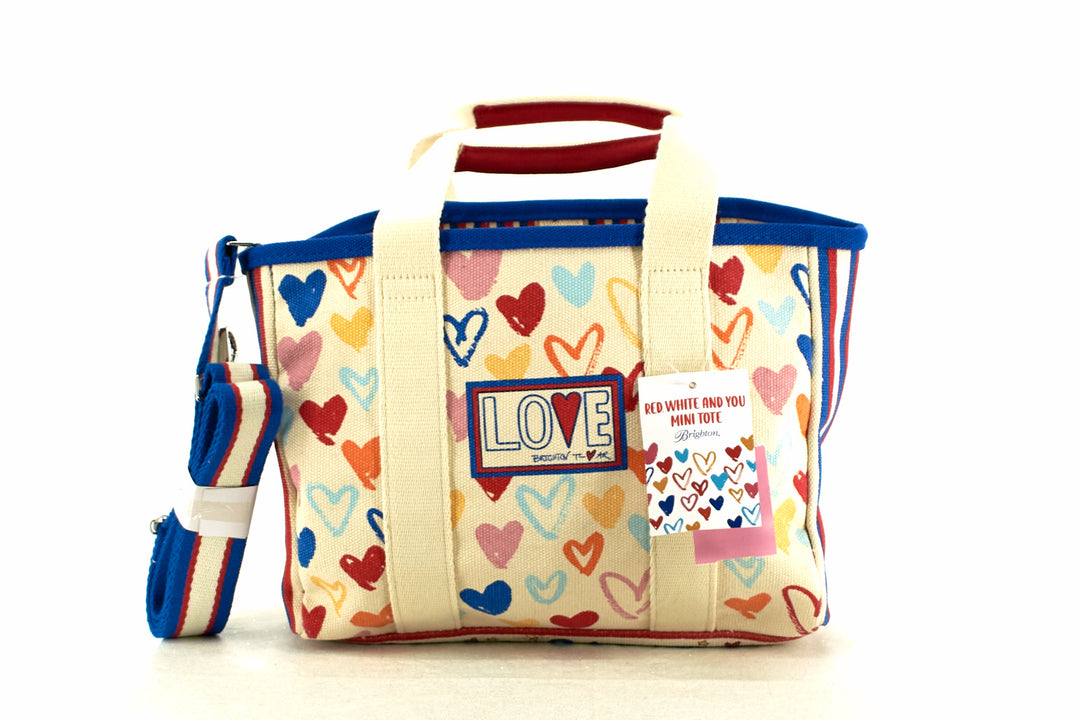 NWT Brighton Red White & You Tote – Your Sister's Closet
